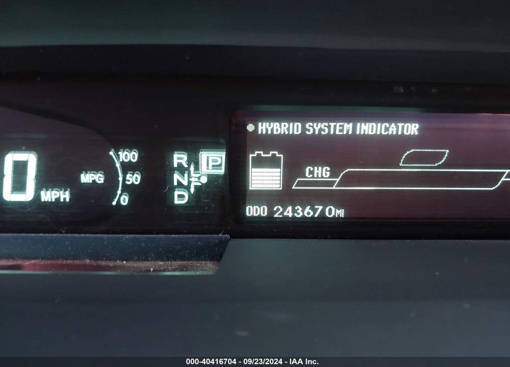 2010 TOYOTA PRIUS II VIN: JTDKN3DU6A0019744