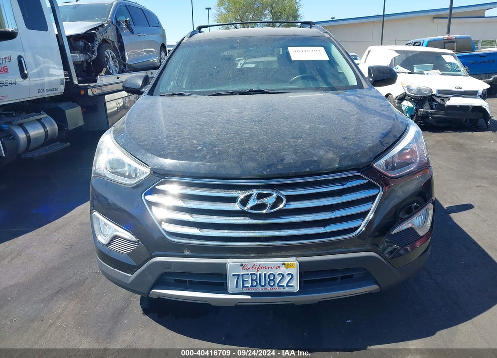 2014 HYUNDAI SANTA FE GLS VIN: KM8SM4HFXEU061333