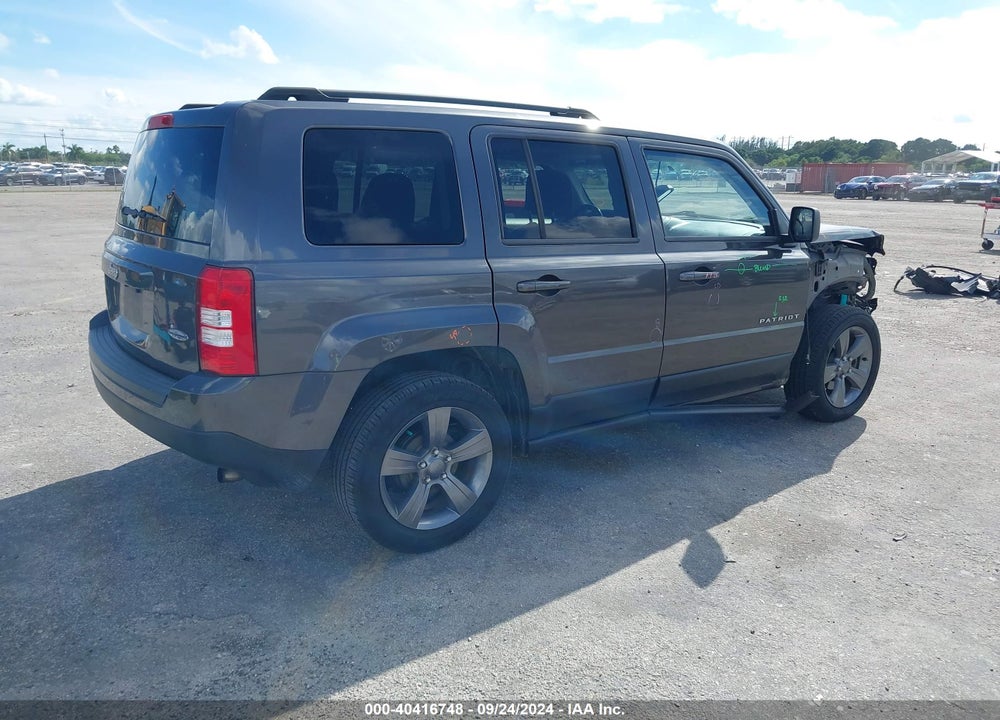 2014 JEEP PATRIOT HIGH ALTITUDE VIN: 1C4NJPFAXED848706