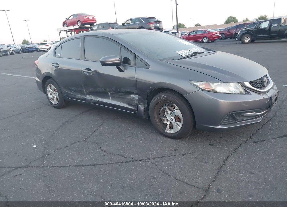 2015 HONDA CIVIC LX VIN: 19XFB2F5XFE245522