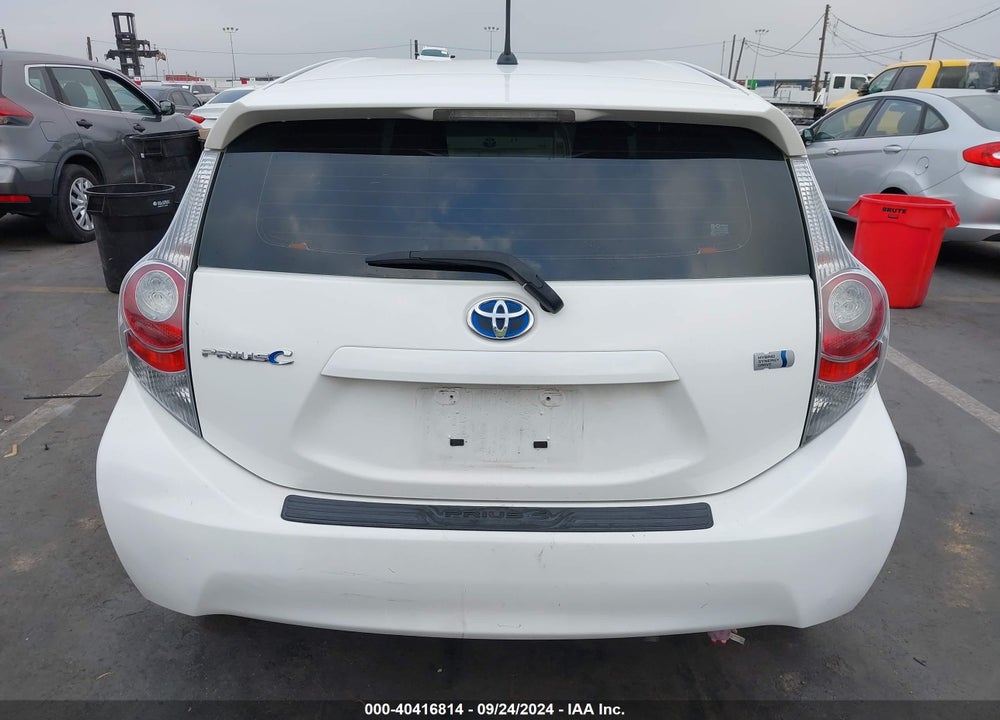 2012 TOYOTA PRIUS C ONE VIN: JTDKDTB39C1521450
