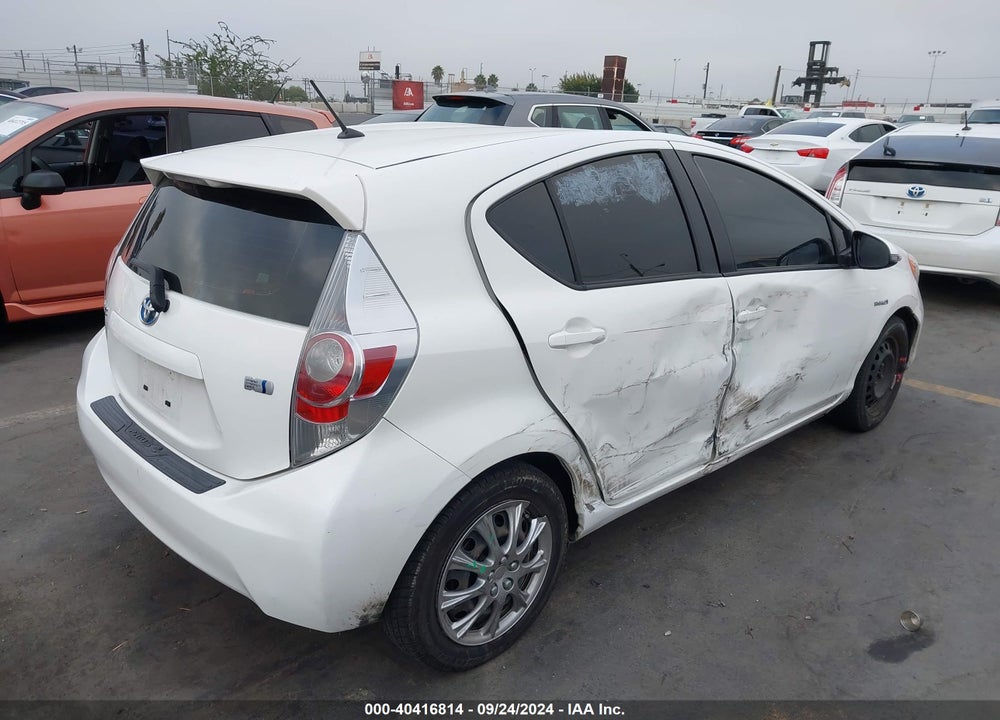 2012 TOYOTA PRIUS C ONE VIN: JTDKDTB39C1521450