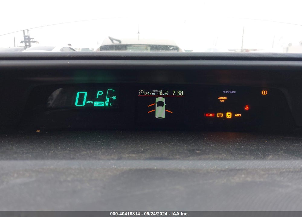 2012 TOYOTA PRIUS C ONE VIN: JTDKDTB39C1521450