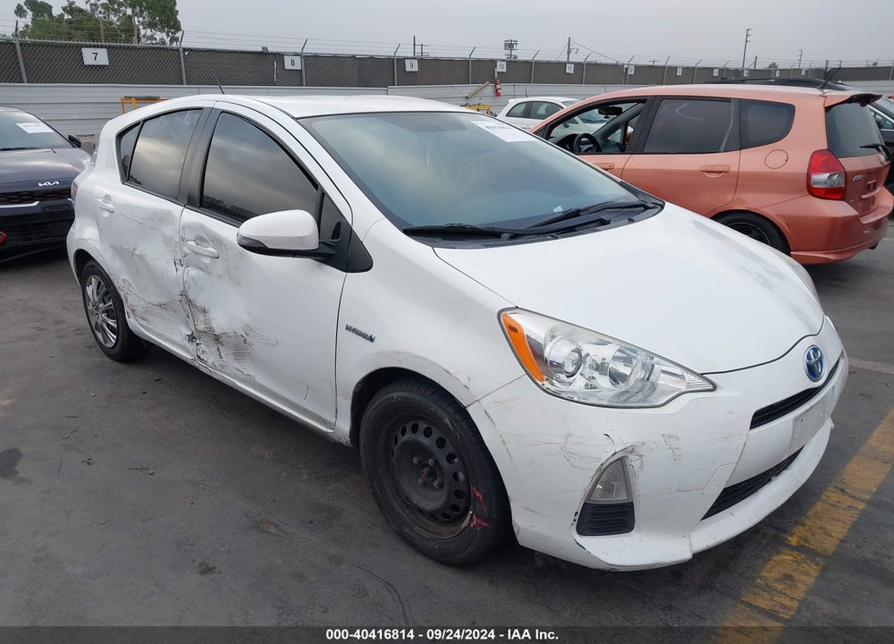 2012 TOYOTA PRIUS C ONE VIN: JTDKDTB39C1521450