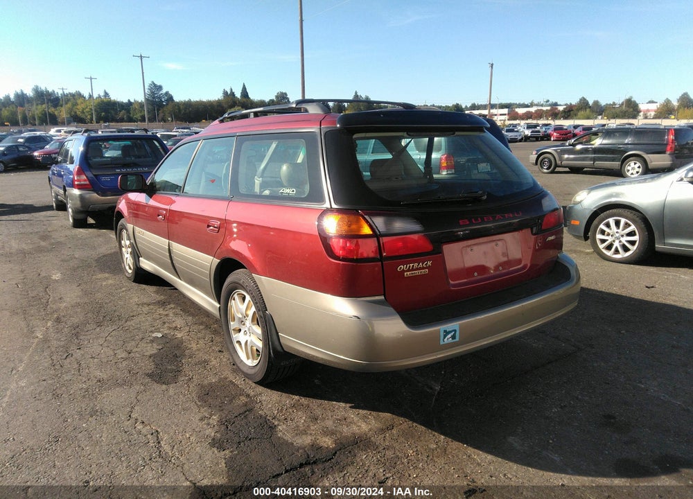 2003 SUBARU OUTBACK LIMITED VIN: 4S3BH686237632796