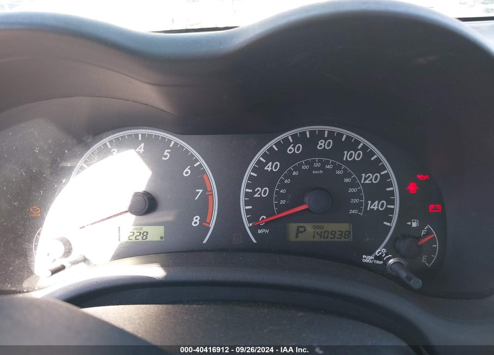 2011 TOYOTA COROLLA LE VIN: 2T1BU4EE7BC538860