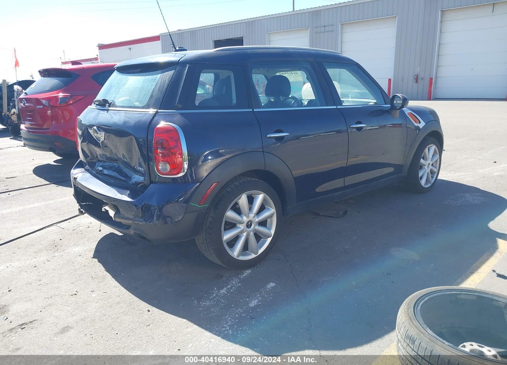 2011 MINI COOPER COUNTRYMAN VIN: WMWZB3C51BWM01225