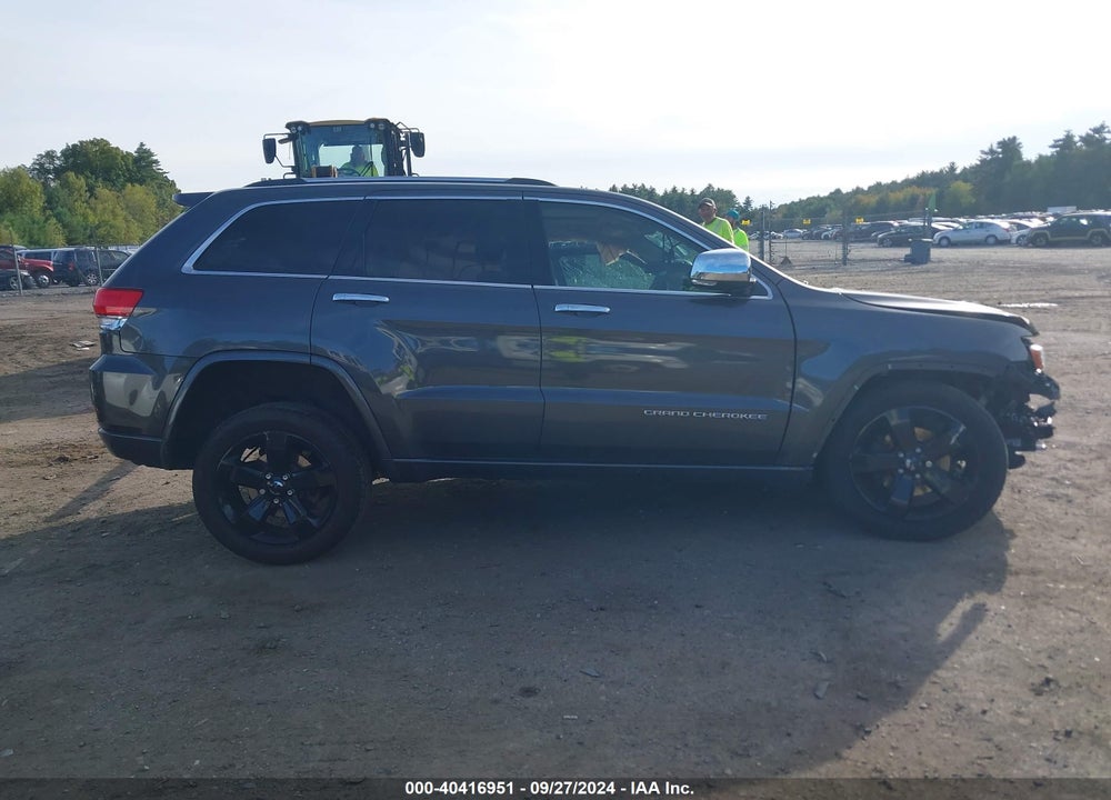 2014 JEEP GRAND CHEROKEE OVERLAND VIN: 1C4RJFCG0EC168971