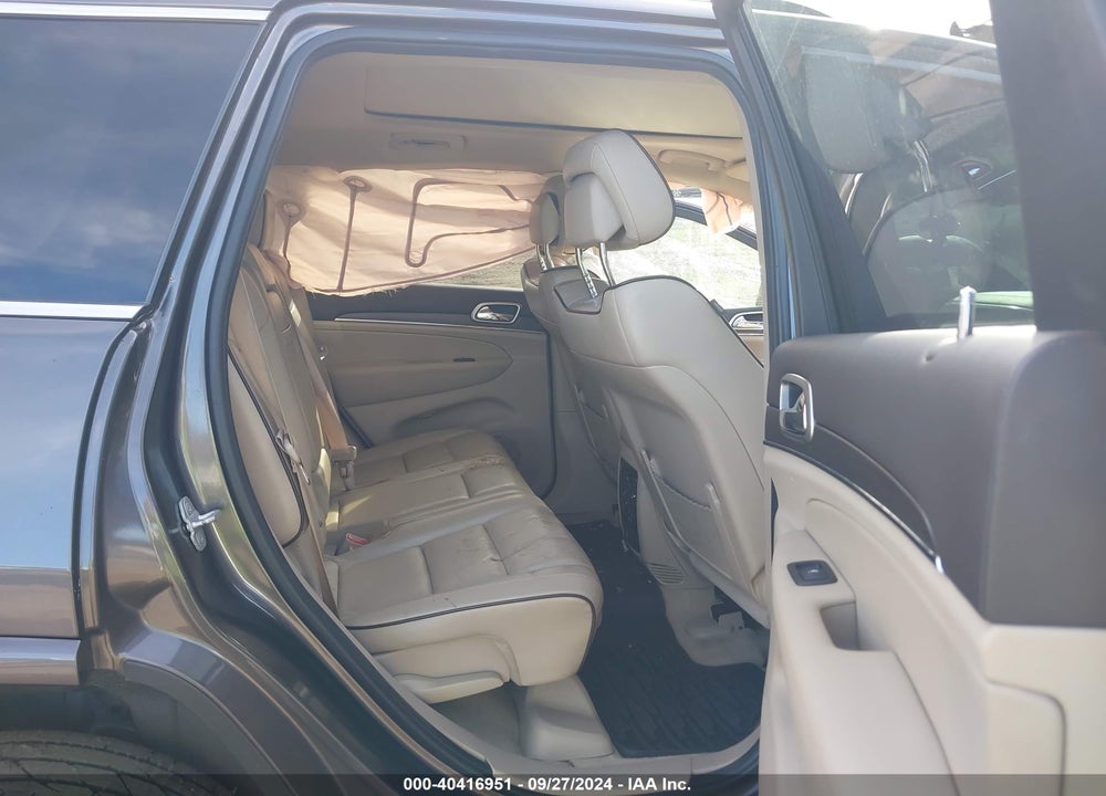 2014 JEEP GRAND CHEROKEE OVERLAND VIN: 1C4RJFCG0EC168971