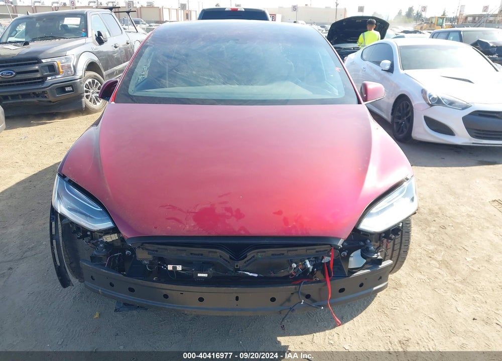 2016 TESLA MODEL X VIN: 5YJXCAE43GFS00583