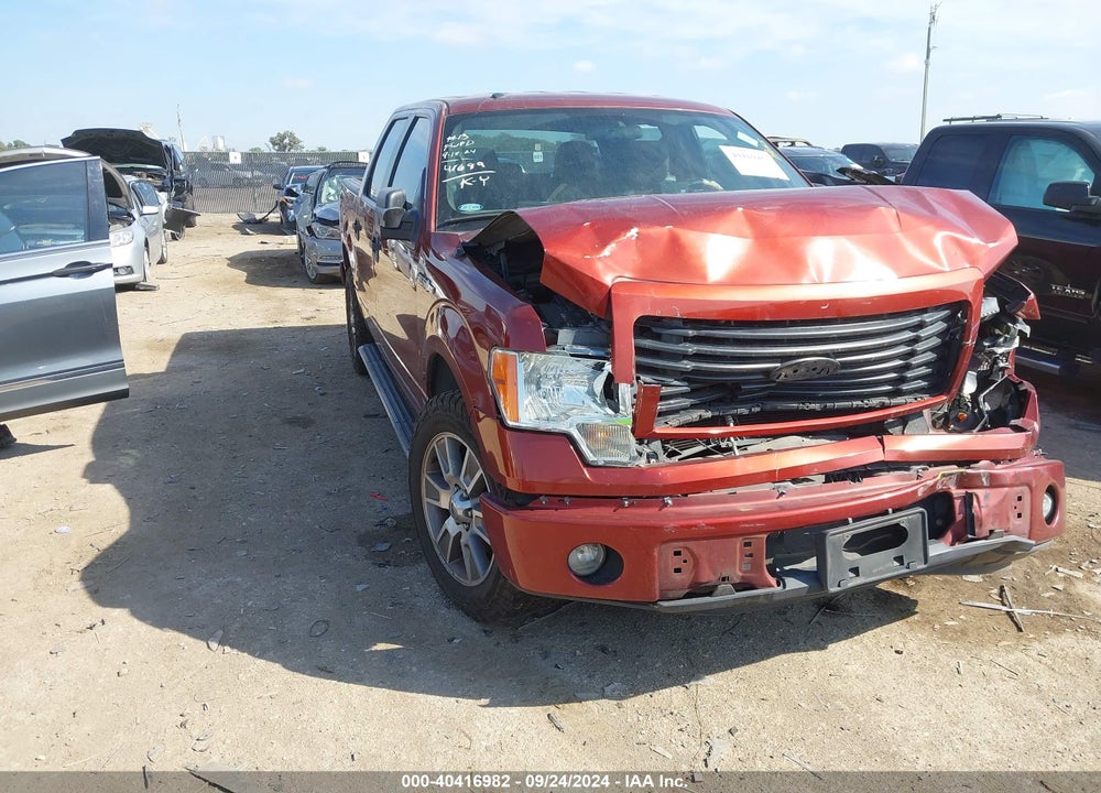 2014 FORD F-150 STX VIN: 1FTFW1CF3EKF72481
