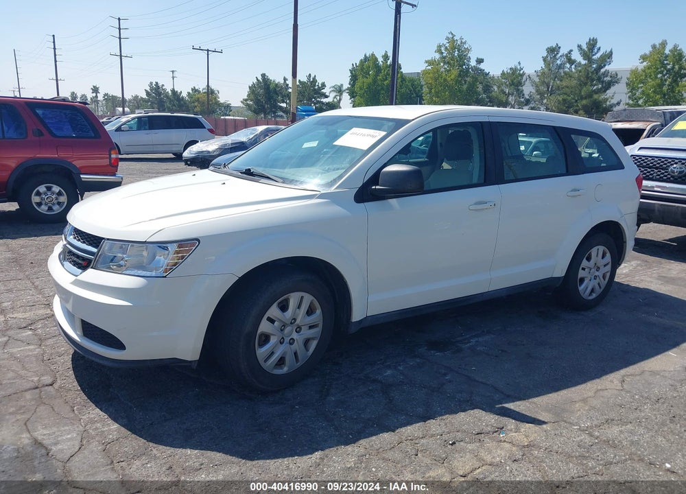 2014 DODGE JOURNEY AMERICAN VALUE PKG VIN: 3C4PDCAB7ET277324