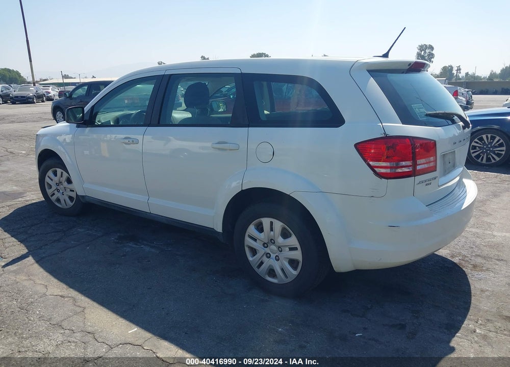 2014 DODGE JOURNEY AMERICAN VALUE PKG VIN: 3C4PDCAB7ET277324