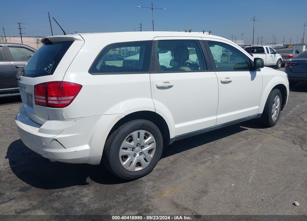 2014 DODGE JOURNEY AMERICAN VALUE PKG VIN: 3C4PDCAB7ET277324