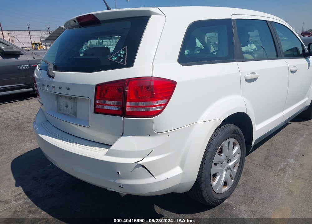 2014 DODGE JOURNEY AMERICAN VALUE PKG VIN: 3C4PDCAB7ET277324