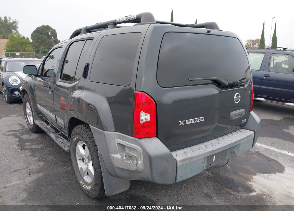 2006 NISSAN XTERRA SE VIN: 5N1AN08U36C503361