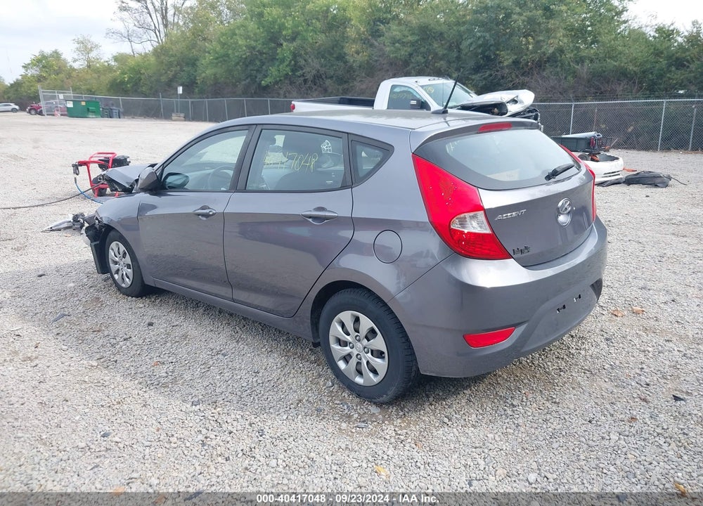 2017 HYUNDAI ACCENT SE VIN: KMHCT5AE0HU307700