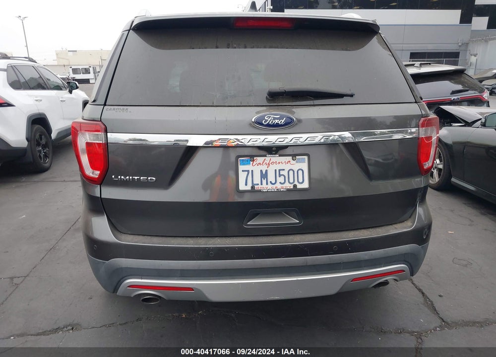 2016 FORD EXPLORER LIMITED VIN: 1FM5K7F80GGA27184