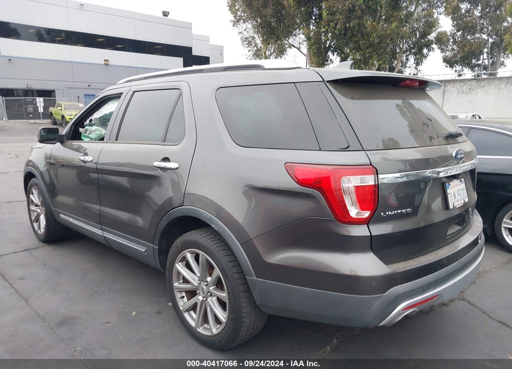 2016 FORD EXPLORER LIMITED VIN: 1FM5K7F80GGA27184
