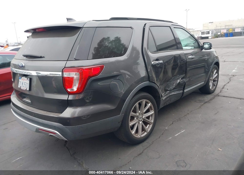 2016 FORD EXPLORER LIMITED VIN: 1FM5K7F80GGA27184