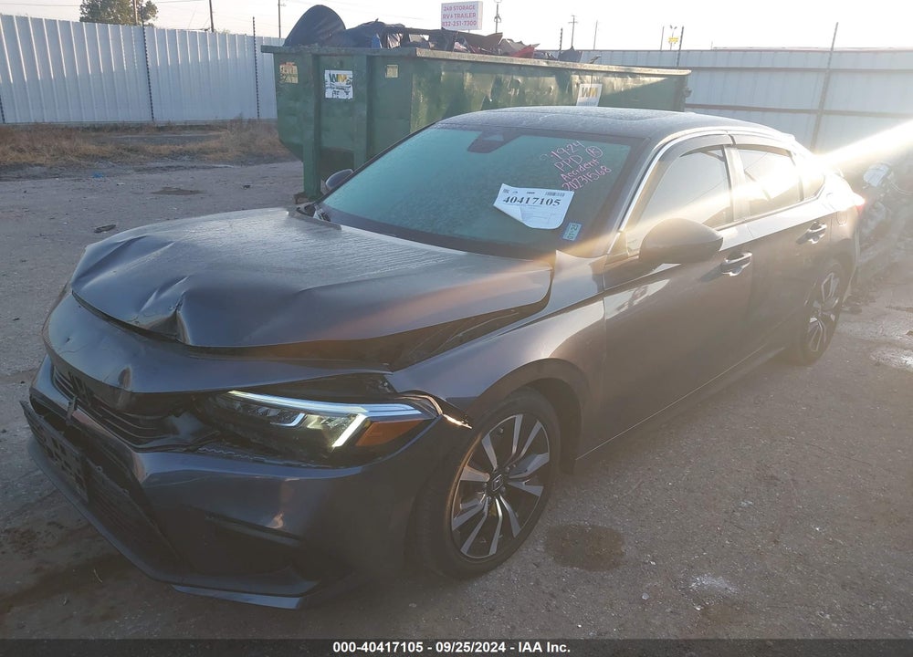 2022 HONDA CIVIC EX VIN: 2HGFE1F71NH312841