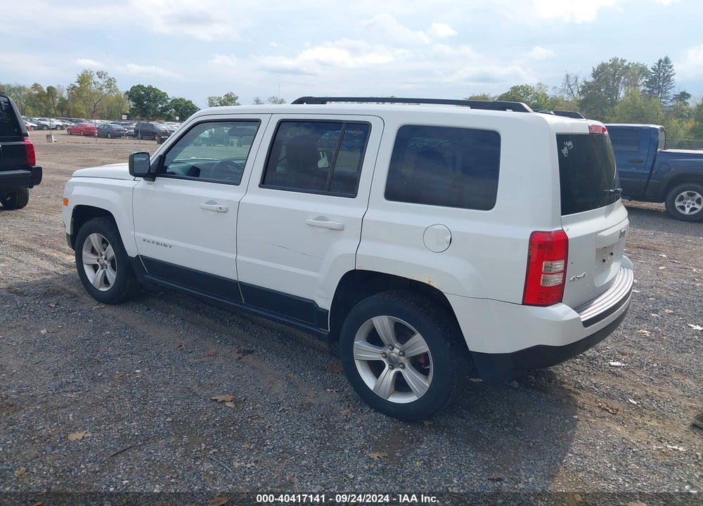 2012 JEEP PATRIOT LATITUDE VIN: 1C4NJRFB0CD578175