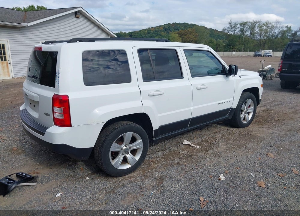 2012 JEEP PATRIOT LATITUDE VIN: 1C4NJRFB0CD578175