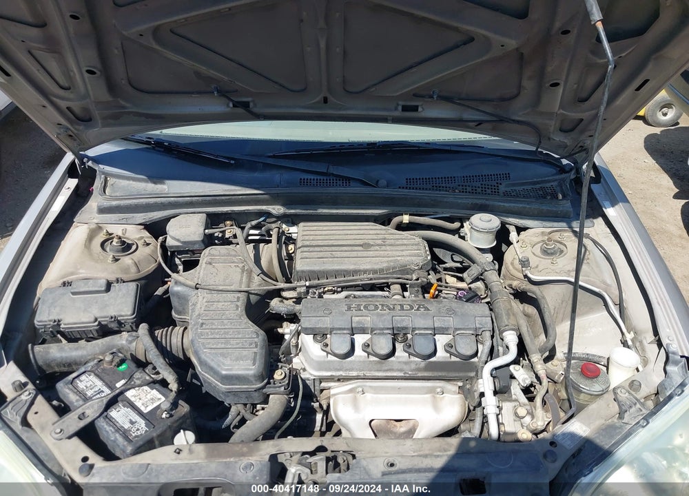 2002 HONDA CIVIC LX VIN: 2HGES165X2H613171