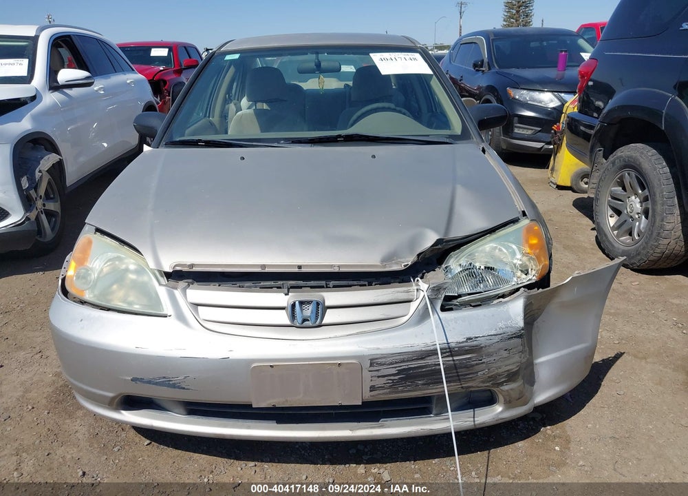 2002 HONDA CIVIC LX VIN: 2HGES165X2H613171