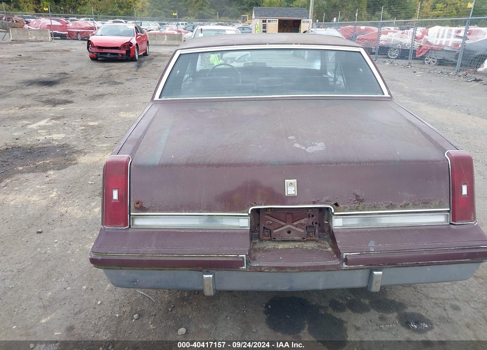 1986 OLDSMOBILE CUTLASS SUPREME BROUGHAM VIN: 2G3GM47Y6G2353163