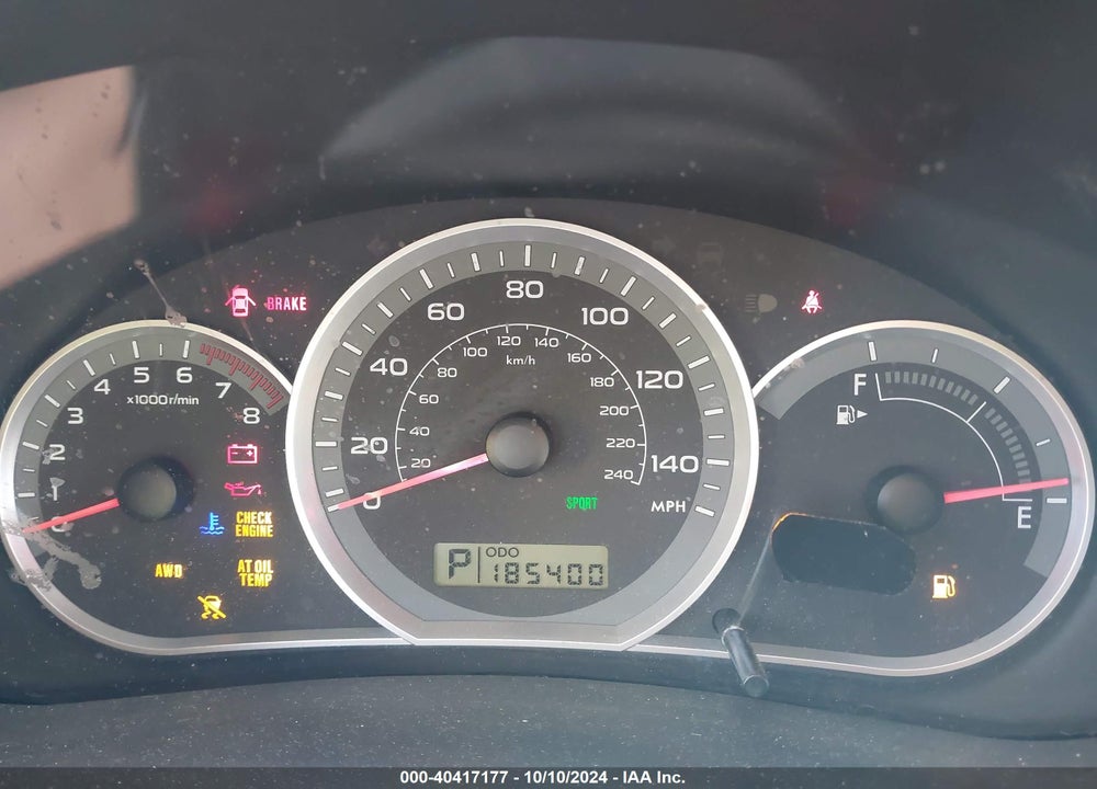 2008 SUBARU IMPREZA OUTBACK SPORT VIN: JF1GH63628H837541