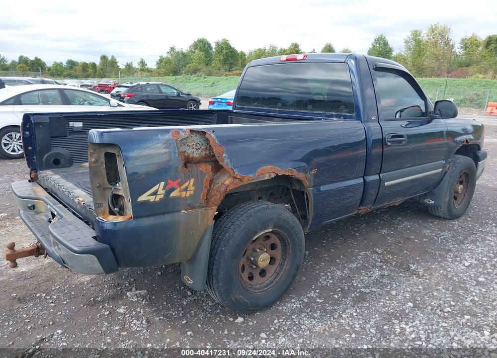 2005 CHEVROLET SILVERADO 1500 VIN: 1GCEK14V65Z139404