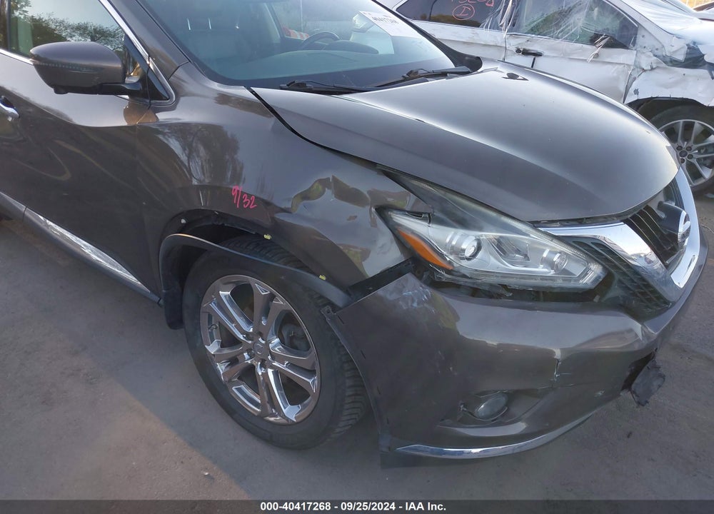 2015 NISSAN MURANO PLATINUM VIN: 5N1AZ2MH6FN290452