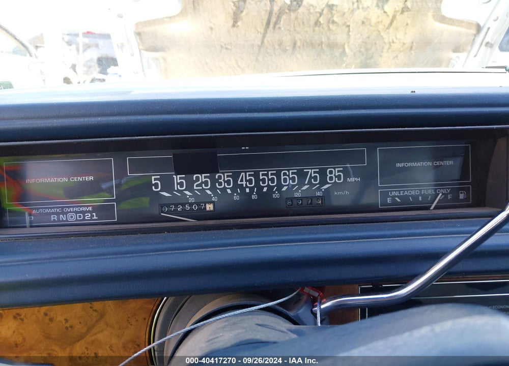 1989 BUICK LESABRE CUSTOM VIN: 1G4HP54C8KH531589