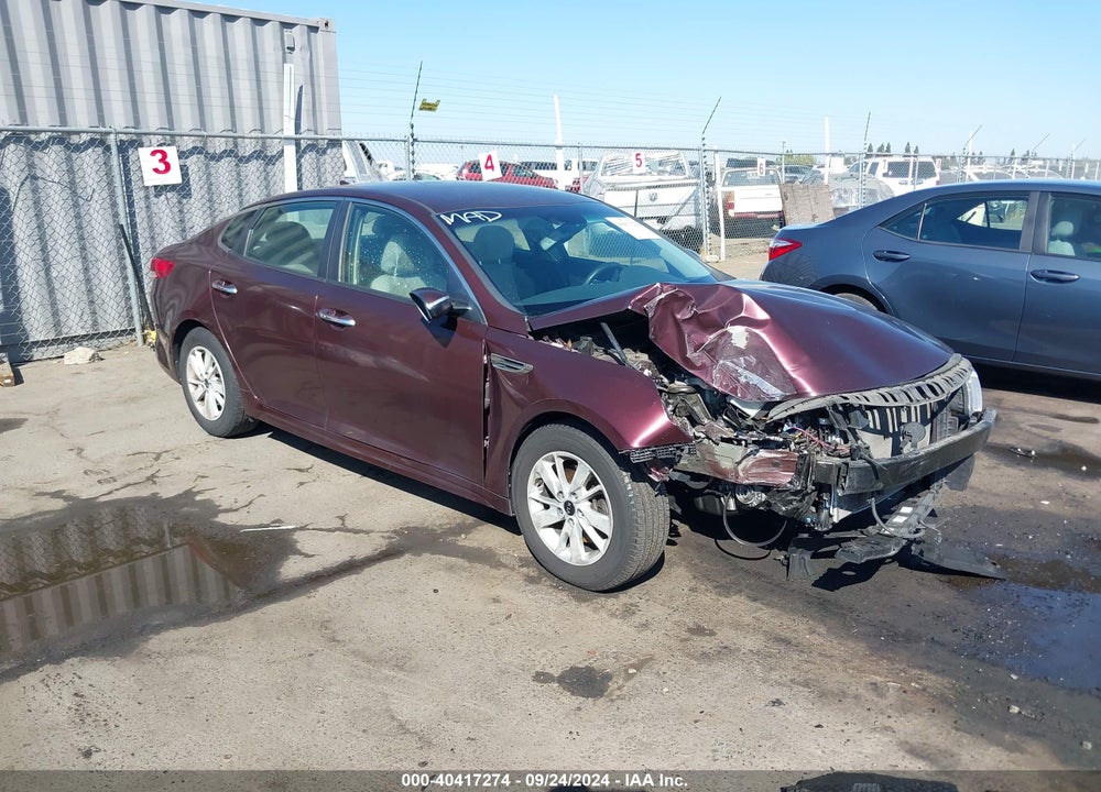 2016 KIA OPTIMA LX VIN: 5XXGT4L38GG056571