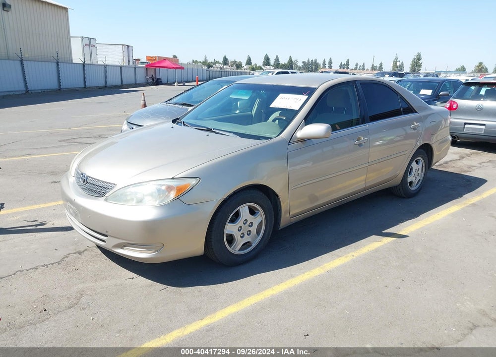 2002 TOYOTA CAMRY LE V6 VIN: 4T1BF30K52U032184