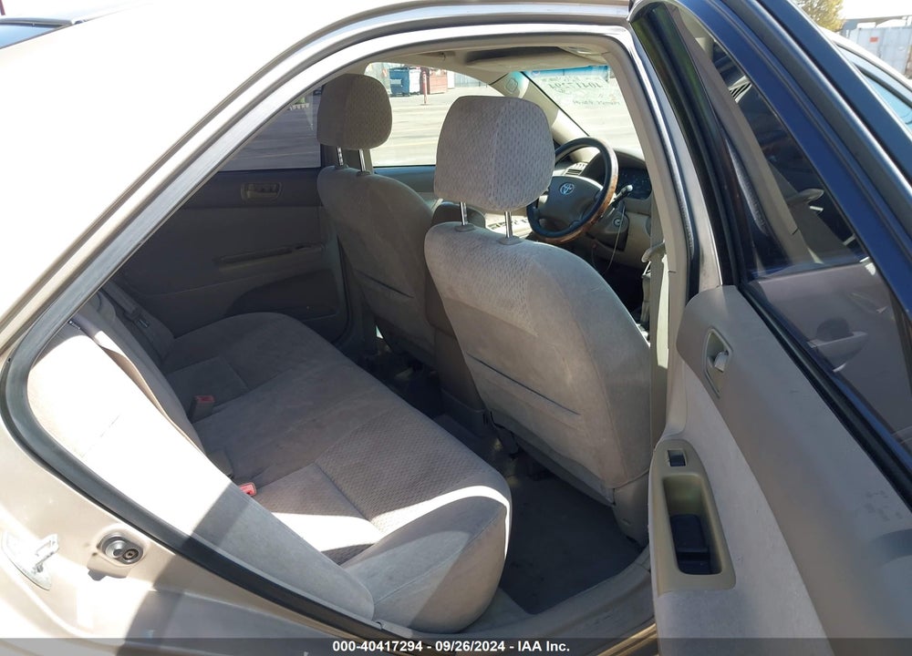 2002 TOYOTA CAMRY LE V6 VIN: 4T1BF30K52U032184