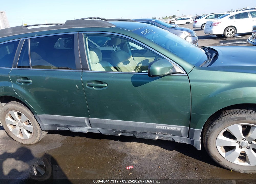 2010 SUBARU OUTBACK 2.5I PREMIUM VIN: 4S4BRBCC8A3331923