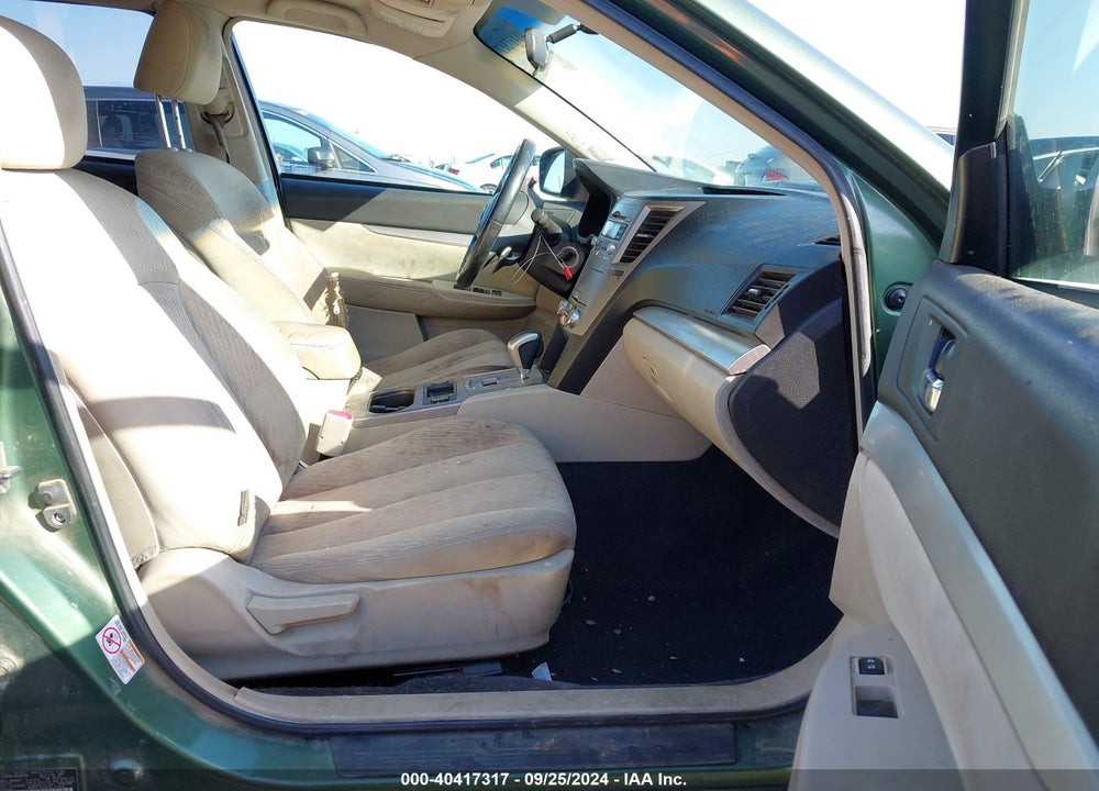 2010 SUBARU OUTBACK 2.5I PREMIUM VIN: 4S4BRBCC8A3331923