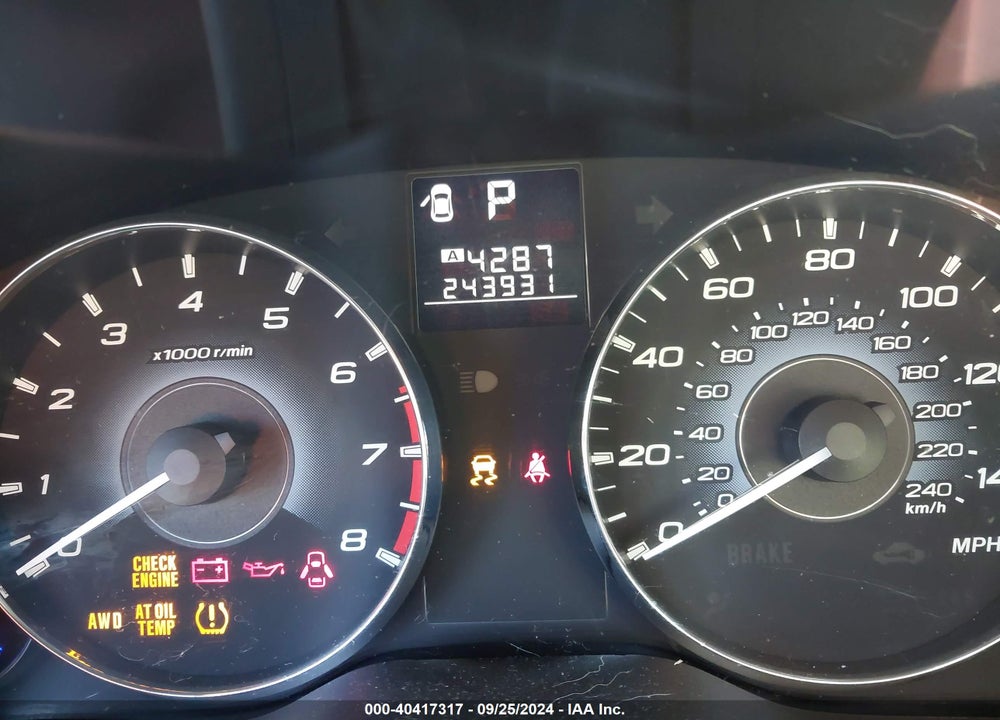 2010 SUBARU OUTBACK 2.5I PREMIUM VIN: 4S4BRBCC8A3331923