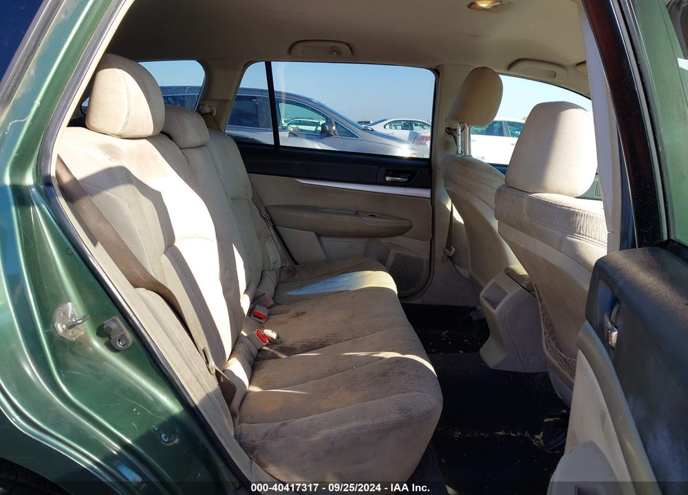 2010 SUBARU OUTBACK 2.5I PREMIUM VIN: 4S4BRBCC8A3331923
