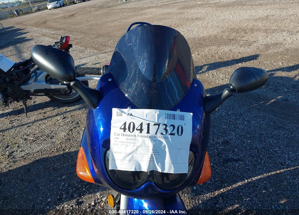 2004 SUZUKI GSX750 F VIN: JS1GR7GA942100923
