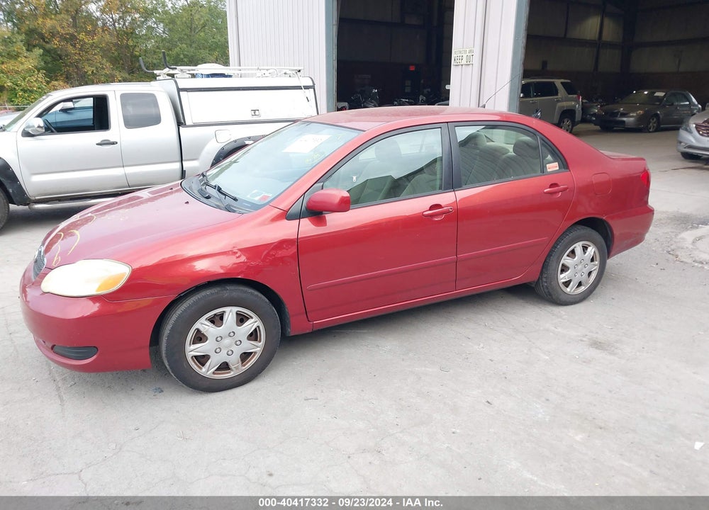 2005 TOYOTA COROLLA LE VIN: 2T1BR32E45C441961
