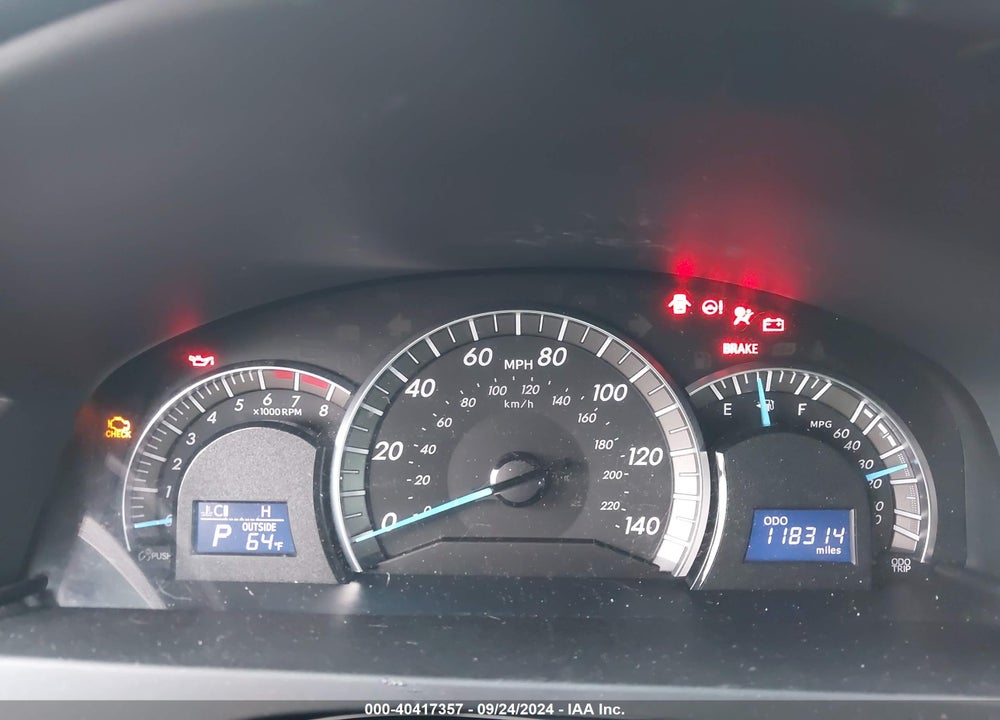 2013 TOYOTA CAMRY SE VIN: 4T1BF1FK7DU265031