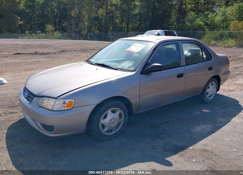 2001 TOYOTA COROLLA CE VIN: 2T1BR12E01C402881