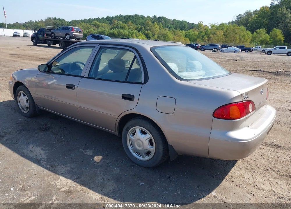 2001 TOYOTA COROLLA CE VIN: 2T1BR12E01C402881