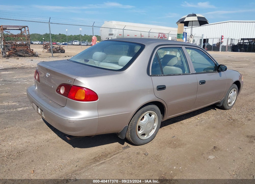 2001 TOYOTA COROLLA CE VIN: 2T1BR12E01C402881
