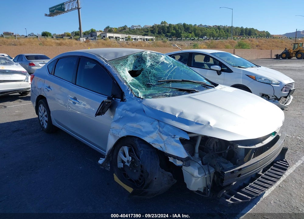 2016 NISSAN SENTRA S VIN: 3N1AB7AP5GY257225
