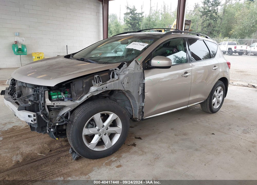 2009 NISSAN MURANO SL VIN: JN8AZ18U29W014553