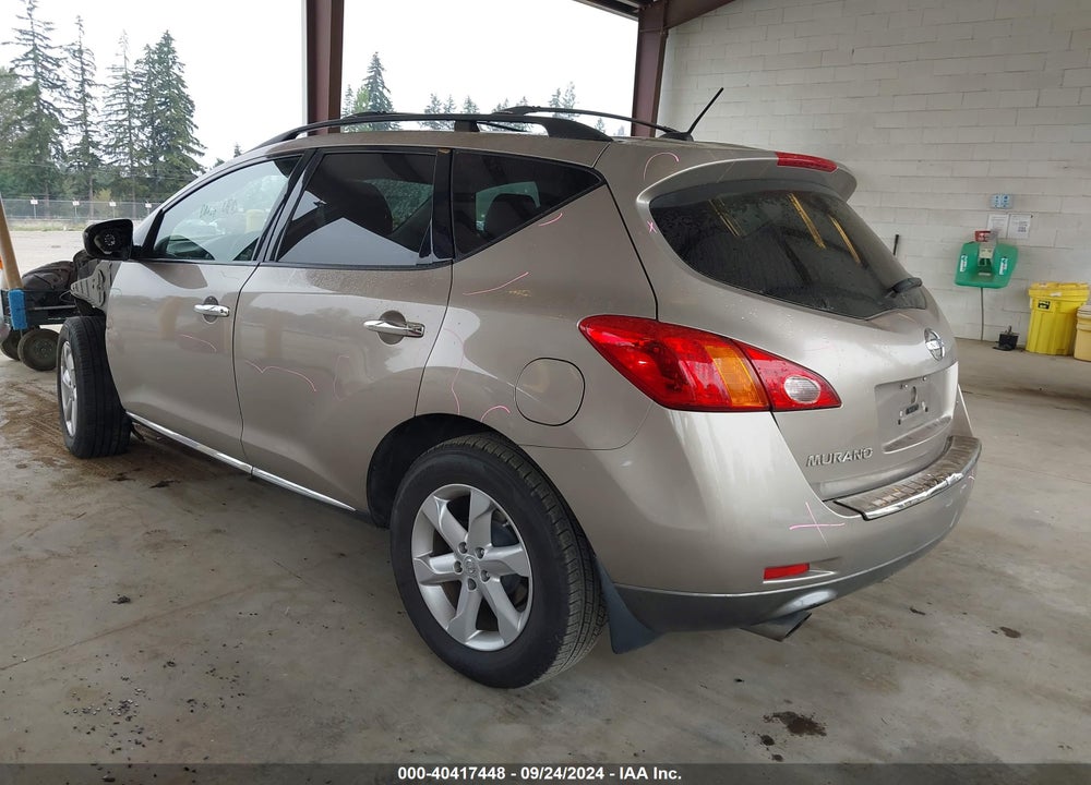 2009 NISSAN MURANO SL VIN: JN8AZ18U29W014553